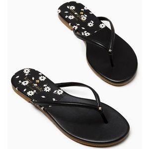 ♠️ Kate Spade cabana sandals COLOR: BI COLOR DAISY / BLK size 7B